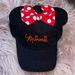 Disney Accessories | Minnie Mouse Girls Cap Nwt Adjustable | Color: Black/Red | Size: Osg