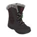 Columbia Shoes | Columbia Youth Ice Maiden Lace Winter Boot (Little Kid/Big Kid), Black, Size 3 M | Color: Black/Gray | Size: 3g