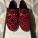 Gucci Shoes | Authentic Gucci Loafers | Color: Red | Size: 38 1/2 7.5 In Mens 8.5 Womens