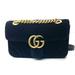 Gucci Bags | Gucci #446744 Gg Marmont Black Velvet Matellaise Mini Crossbody Bag W/Gucci Box | Color: Black | Size: Os