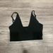 Brandy Melville Tops | Brandy Melville Black Simple Tank Top. Cropped Top/Bralette, One Size. | Color: Black | Size: One Size