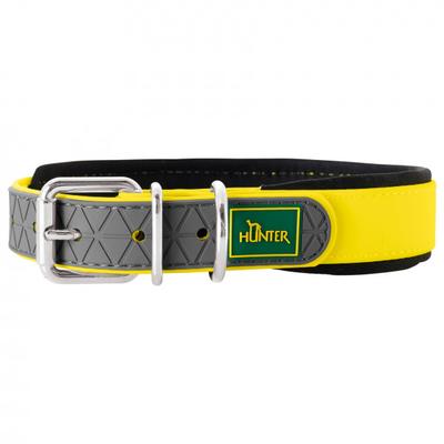 Hunter - Collar Convenience Comfort - Hundehalsband Gr Halsumfang 22 - 30 cm - Breite 2,0 cm neongelb Image