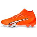 PUMA Herren Fussball-Rasenschuhe ULTRA PRO FG/AG, Größe 46 ½ in ULTRA ORANGE-PUMA WHITE-BLUE G