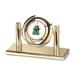 Gold Marshall Thundering Herd Team Arcade Desk Clock