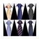 Cravate en soie pour homme classique plusieurs couleurs nouveau design bleu ciel accessoires de