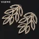 YFJEWE – boucles d'oreilles bohème Vintage pour femmes bijoux ethniques en forme de feuille à la