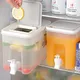 Bouilloire Froide 4L pour Réfrigérateur Bouteille de Limonade Verres Pot Distributeur de