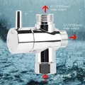 Connecteur de vanne de douche à 3 voies inverseur de douche séparateur d'eau interrupteur