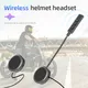 Casque de moto sans fil Bluetooth casque de moto mains libres écouteur de musique appel mains