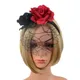 Fascinateur de cerceau de cheveux de fausse fleur vintage élégant pour des femmes chapeau de dames