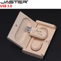 JASTER – clé USB 3.0 avec boîte à rabat en bois 4/8/16/32/64 go personnalisable avec LOGO haute