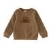 Toddler Tan Hoodie Toddler Baby Boys Girls Sweatshirt Long Sleeve Tops Casual Autumn Spring Sweatshirts Sun Prints