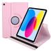 YouLoveIt For iPad 9th Generation Case iPad 10.2 Case 360 Degree Rotating Multi-Angle Viewing Stand Leather Cover Protective Stand Cover