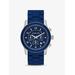 Michael Kors Oversized Runway Navy-Tone Watch Blue One Size