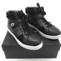 Coach Shoes | Coach Pembroke Patchwork High Top Leather Sneaker (Coach Q8901) | Color: Black/Silver | Size: 8.5