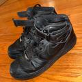 Nike Shoes | Mens Nike Black Air Force 1s Size 9 | Color: Black | Size: 9