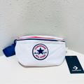 Converse Bags | Converse Unisex Vintage Style White Blue Fanny Pack Belt Bag/L/Nwt | Color: Blue/White | Size: L