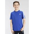T-Shirt ADIDAS SPORTSWEAR "U 3S TEE" Gr. 176, blau (semi lucid blue, white) Kinder Shirts T-Shirts