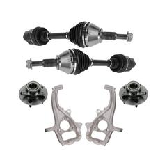 2003-2005 Dodge Ram 1500 Axle Wheel Hub and Steering Knuckle Kit - TRQ PSA27253