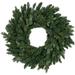 Northlight Seasonal Pre-Lit Blue Spruce Artificial Christmas Wreath 24-Inch Clear Lights Traditional Faux, in Green/White | Wayfair