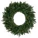 Northlight Seasonal Pre-Lit Grande Spruce Artificial Christmas Wreath 48-Inch Clear Lights, Metal in Green/White | 8 H x 48 W x 48 D in | Wayfair