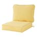 Beachcrest Home™ Lester Outdoor Deep Seat Chair Cushion Polyester in Yellow/Brown | 5 H x 25 W in | Wayfair 9561E86423BA427E8290C883018F93B4