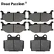 Road Passion-Plaquettes de frein avant et arrière de moto pour YAMAHA XJ600S Diversion XJ600N XJ