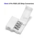 Connecteur de bande LED SMD 4/5 5050 10mm 4 broches soudage gratuit 2/5630 broches 8mm 12mm