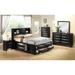 Red Barrel Studio® Storage Platform Bedroom Set Special Queen 6 Piece: Bed, Dresser, Mirror, 2 Nightstands, Chest in Black | Wayfair