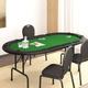 vidaXL 10-Player Folding Poker Table Green 206x106x75 cm