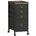 SAINSPEED 26 File Cabinet with 4 Drawer Fits A4 or Letter Size Rolling Printer Stand with Lockable Wheels