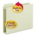 Smead FasTab Box Bottom Hanging Folders Letter Size 1/3-Cut Tabs Moss 20/Box