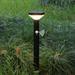 Inowel Solar Landscape Path Lights 24in Motion Sensor Solar Driveway Lights Aluminum Low Voltage LED Modern Bollard Lights for Walkway Yard Garden 3000K Black