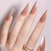 zhiyu nail 240 pieces wear full stick long trapezoid nail pieces practice nail diy nail pieces full coverage pressed on nails suitable for diy nail salon 12 sizes