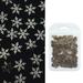 ZHIYU New Bag Christmas Nail Enhancement Snowflake Sequins White Winter Snowflake Ornaments Pet Material