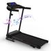 OEBNSKY Folding Incline Treadmill for Home with Smart LCD Display 265lbs 12 Programs 3 Modes MP3 Music Speaker 2.5HP Electric Foldable Treadmill Running Machine