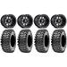 Fuel Maverick Beadlock 15 (5+2) Wheels 32 Rampage Tires Sportsman RZR Ranger