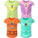 Disney Princess Moana Rapunzel Jasmine Toddler Girls 4 Pack T-Shirts Toddler to Big Kid