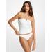 Michael Kors Stretch Nylon Tankini Top White L