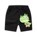 Toddler Kids Baby Boys Girls Jogger Shorts Summer Cotton Casual Cartoon Dinosaur Embroider Short Active Sweatpants With Pockets Boy Jean Shorts Size 8