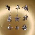 Disney Jewelry | Disney Sleeping Beauty Jewelry Charm Set | Color: Silver | Size: Os