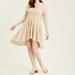 Free People Dresses | Free People Oat Combo Sweater Dress | Color: Cream | Size: S