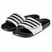 Adidas Shoes | Adidas Slides Slipper Sandals Black & White 10m / 11w New Nwt | Color: Black/White | Size: 10 (Men) / 11 (Women)