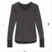 Lululemon Athletica Tops | Lululemon Open Your Heart Long Sleeve Shirt | Color: Gray | Size: 6