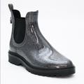 Michael Kors Shoes | Michael Kors Tiptop Glitter Rain Boots | Color: Gray/Silver | Size: 7