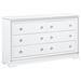 Rosdorf Park Jatavion 6 Drawer 62.5" W Dresser Wood in White | 37.75 H x 62.5 W x 18.5 D in | Wayfair C4AB8061E4934223BF577E33A7075D26
