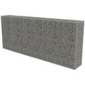 Mur en gabion avec couvercles Acier galvanisé 300 x 50 x 150 cm - Argent