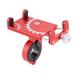 Bicycle Cycling Aluminum Alloy Phone Holder Metal Simple Design Stable Phone Bracket Adjustable 55-100mm 360 Degrees Rotation Holder