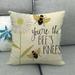 Noarlalf Body Pillow Case Cute Bee Cushion Case Pillow Case Cushion Cover Home Decor Comfortable Bee Insect Pillow Cover King Pillow Case 27*22*1