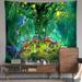 CUH Trippy Luminous Luminous Tapestry Psychedelic Tapestries Wall Hanging Bohemian Hippie Tapestry 3#Tapestry 200*150cm/79 x59